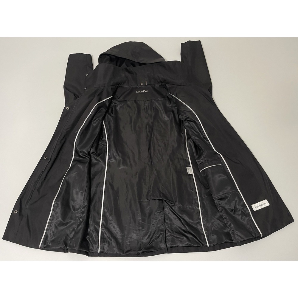 Calvin Klein Women's Soft Shell Jacket in‎ Black Large Mid Length - Picture 3 of 8